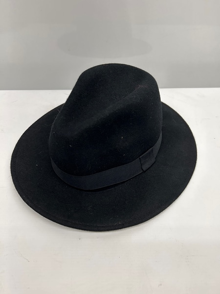 main photo of Hat, fedora, black felt