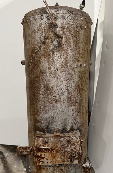 main photo of Heavy Riveted Metal Boiler