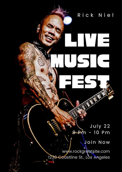 main photo of Live Music Fest Poster