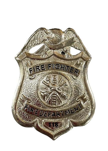 main photo of Silver Firefighter Badges x5
