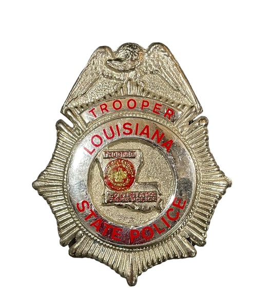 main photo of Louisiana State Trooper Badges x2