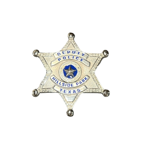main photo of Silver Hillside Park Texas Deputy Police Badges x10