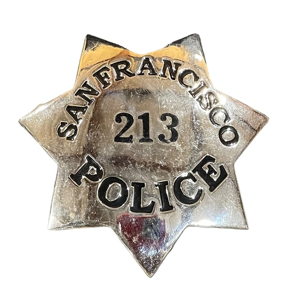 main photo of Silver Star San Francisco Police Badges x25