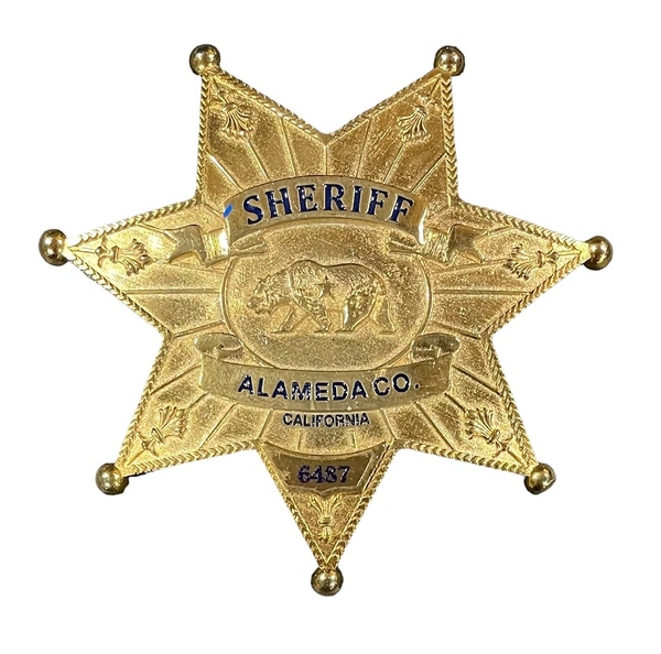 main photo of Alameda County Sheriff Badges x6