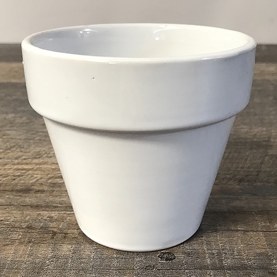 White Ceramic Pot main photo of White Ceramic Pot