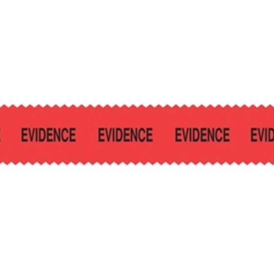 main photo of Evidence Tape, Sirche Red SIRCHMARK Evidence Tape