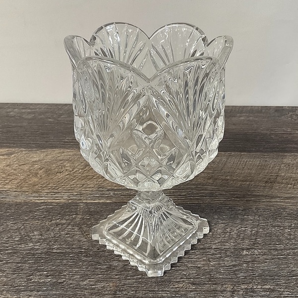 Cut Crystal Raised Vase main photo of Cut Crystal Raised Vase