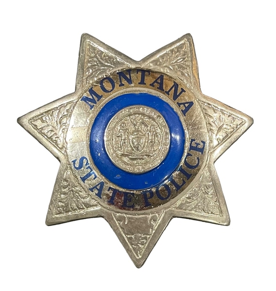 main photo of Montana State Police Badges x6