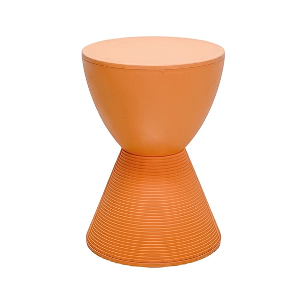 Stool, prince aha, orange hourglass shape main photo of Stool, prince aha, orange hourglass shape