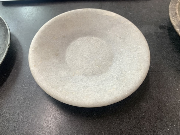 main photo of Light Gray Stone Rimmed Plate