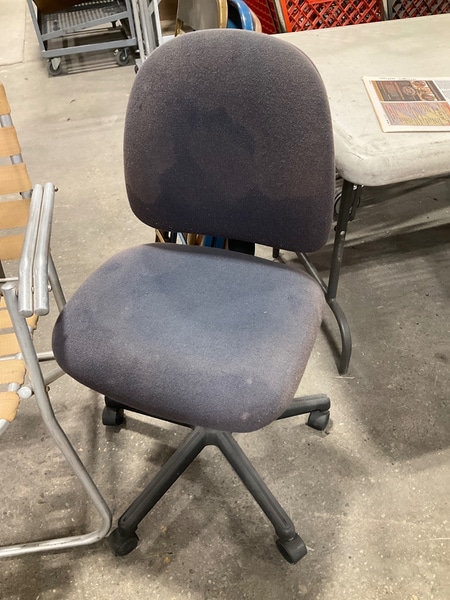 stool metal blue cloth main photo of stool metal blue cloth