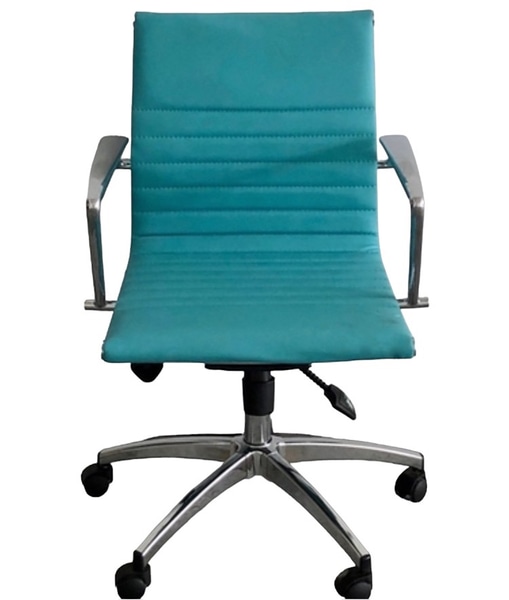 main photo of Turquoise Leather Office Chair