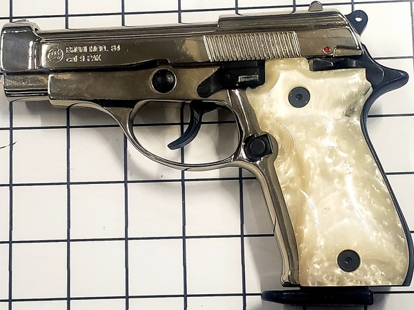 Replica - Beretta 84, Pistol, Pearl Grips main photo of Replica - Beretta 84, Pistol, Pearl Grips