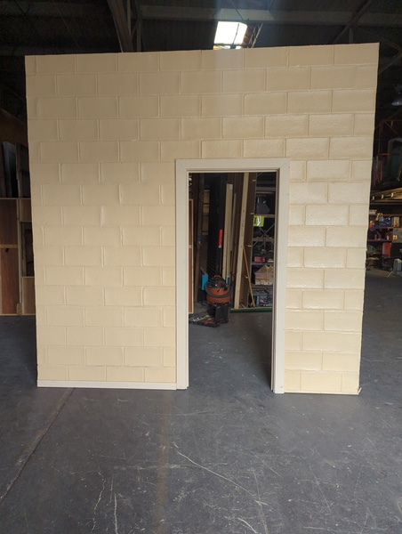 Cinder Block Door Wall 9'11"x10' main photo of Cinder Block Door Wall 9'11"x10'