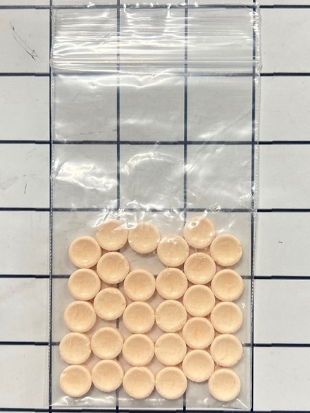 main photo of Round Light Orange Sugar Pills (Bag of 30)