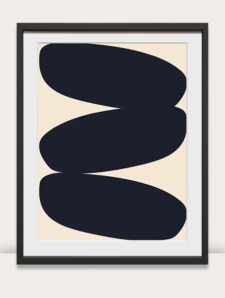 Large Framed Print: Solid Shapes 01 main photo of Large Framed Print: Solid Shapes 01
