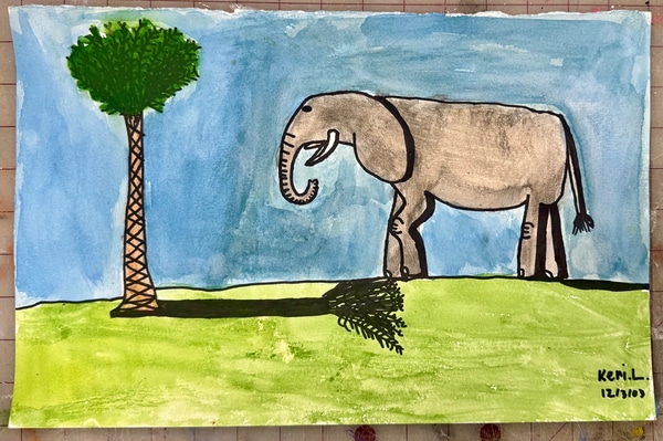 main photo of Elephant Drawing