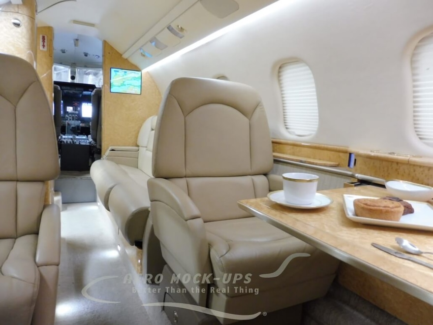 Interior of Mid-Size Executive Jet