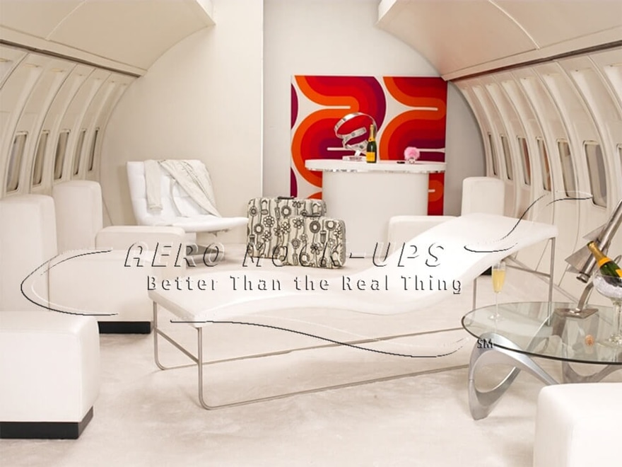 Interior of Large Corporate Jet