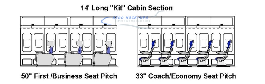 14 Kit - 5 Rows KLM Coach Class - 3 Rows KLM Business Class_5.28.19