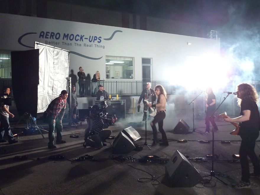 Airbourne Music Video Shoot @ AMU