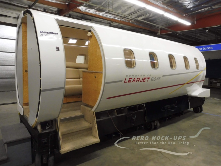 12-22 Lear 60 - Exterior - Port looking aft