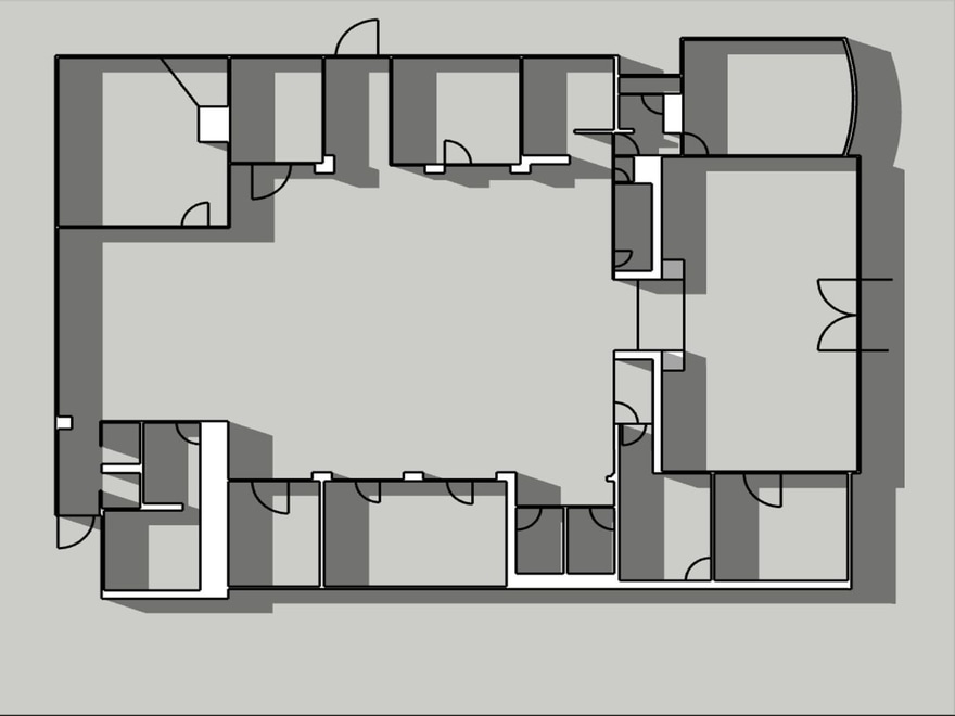 Upper Level Floor Plan Blank