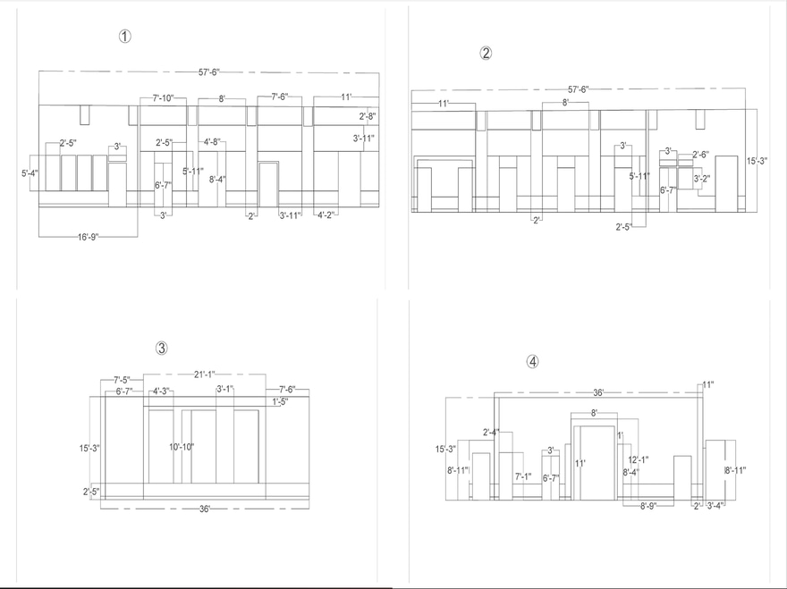 Wall Plan of the Upper Level