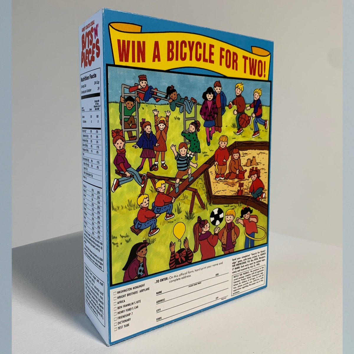 Colorful Bits & Pieces Generic Cereal Box | Weekly Rental in