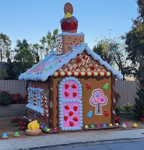 Life size Gingerbread House