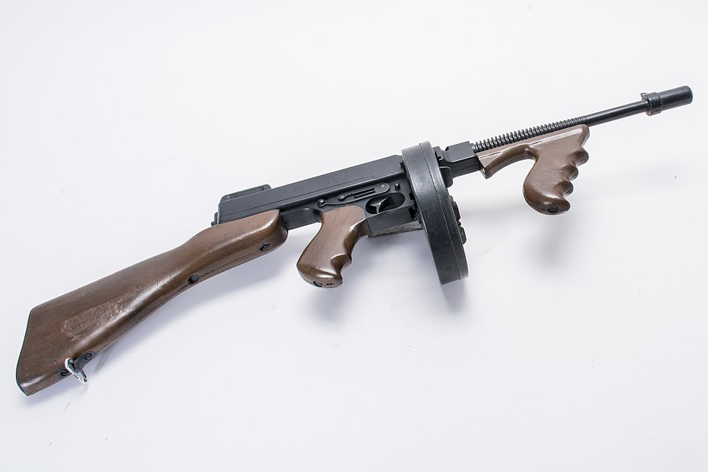 Thompson 1921 Submachine Gun - Hard Rubber | For Rent in Burnaby 