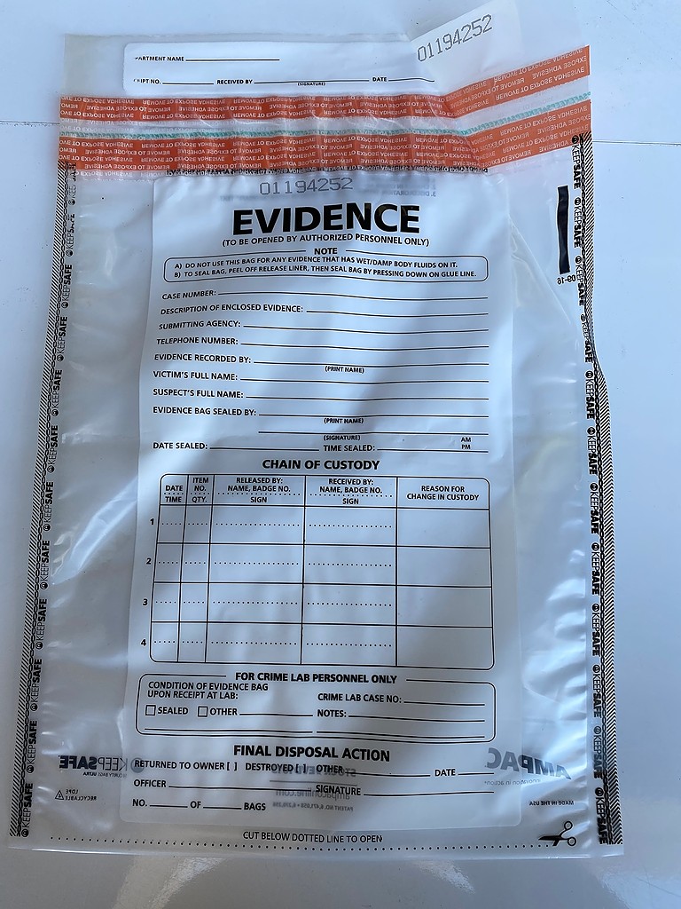 Arson Evidence Collection Bags, 5″ x 10″ x .002″ (AEC510C) – Forensi-Tech  Limited