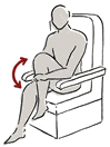 knee to chest diagram