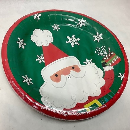 main photo of Disposable Christmas Plate