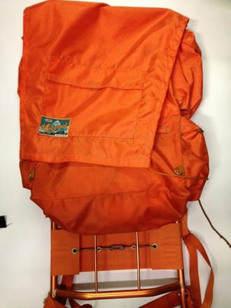 main photo of Backpack For Hiking 50's 60's Style Orange