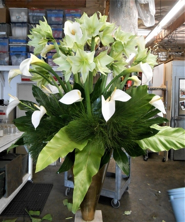 main photo of Fresh Floral Tall Entry Arrangement