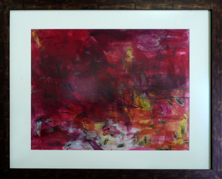 main photo of Cleared Painting on Paper; Painting on paper; Abstract