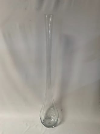 main photo of Tall Glass Fluted Vase