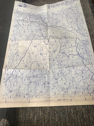 main photo of Blue and White Map of Minnesota