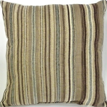 main photo of Pillow, Raised Earth, Toned Stripes