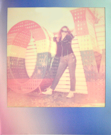 main photo of Cleared Instant Photo, ,Standing amid the lights