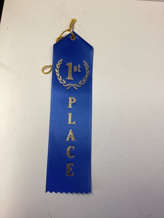 main photo of 1st place blue ribbon 8” long
