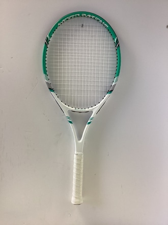 main photo of White and teal tennis racket