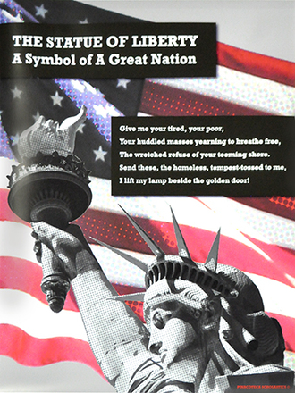 main photo of Unframed Cleared Poster; Statue of Liberty