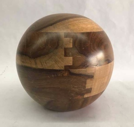 main photo of Sculptural Wood Ball
