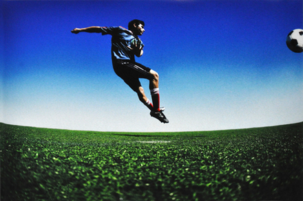 main photo of Unframed Cleared Poster; Soccer Kick