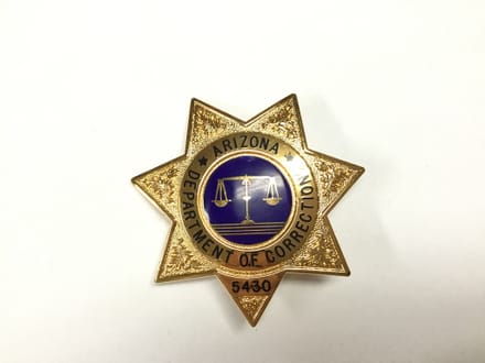 main photo of Badge ~ Gold Arizona Corrections