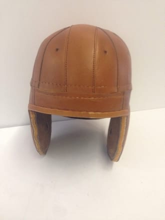 main photo of period Football Helmet Display