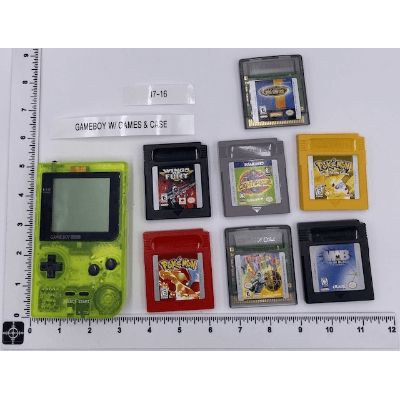 main photo of Gameboy With Games and Case