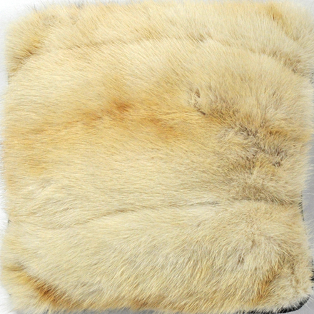 main photo of Pillow; small mink fur with black back
